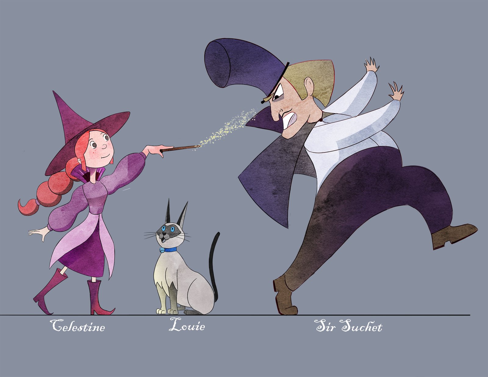 Original digital character illustration